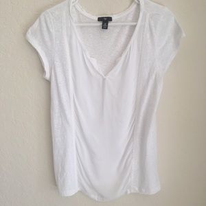 Women’s Gap white t shirt with lace detail Sz M